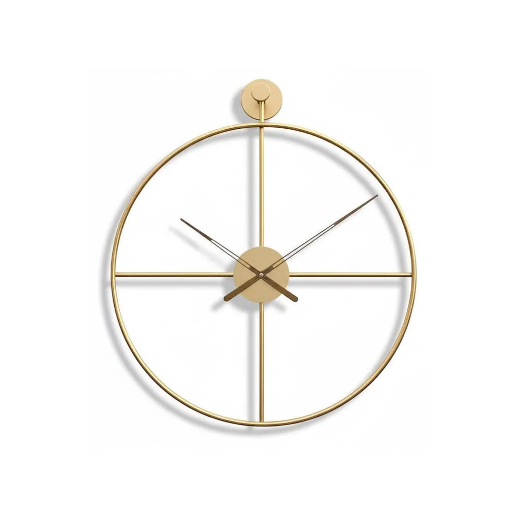 Horloge Design Cercle Croisé