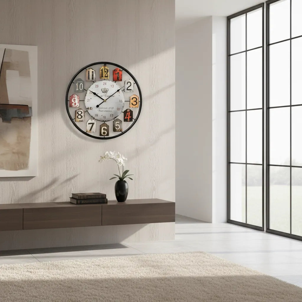 Horloge Murale Parfumerie Vintage