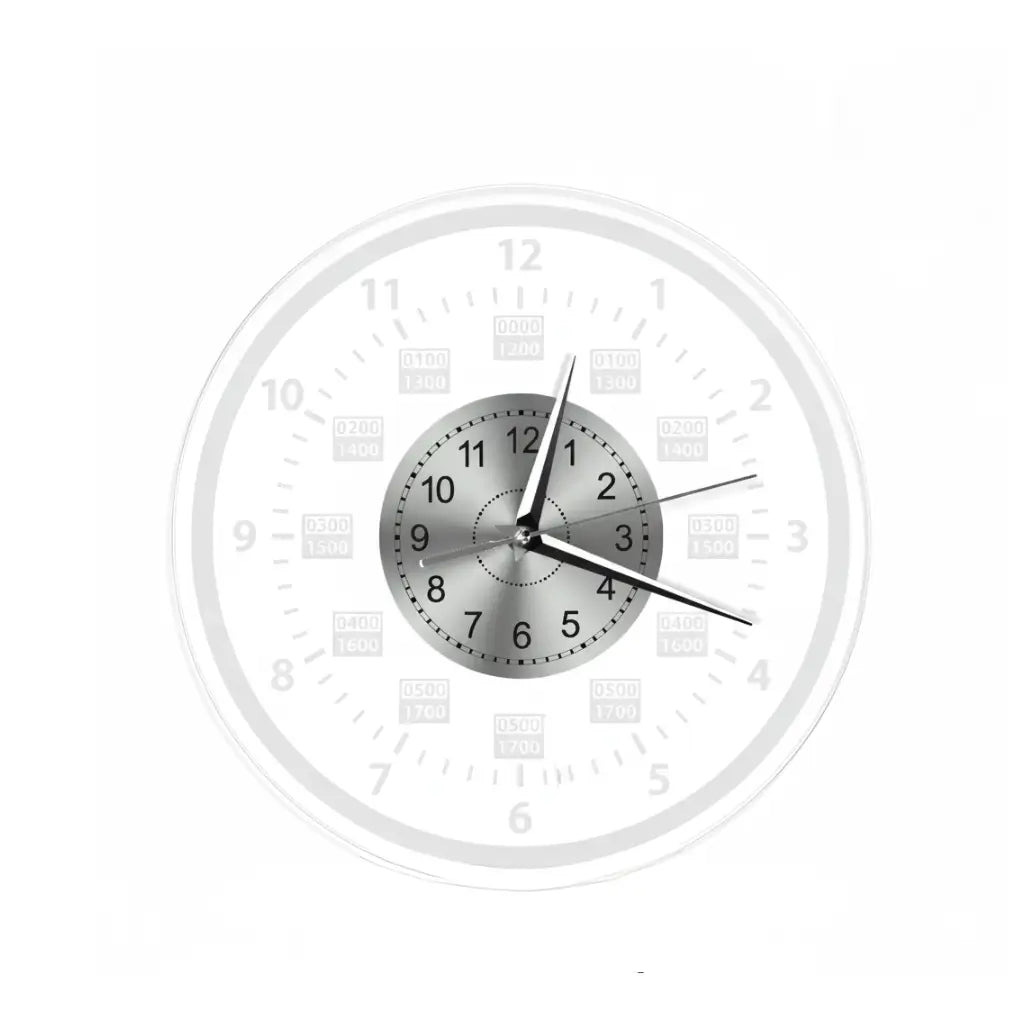 Horloge Murale avec Rétro-éclairage LED
