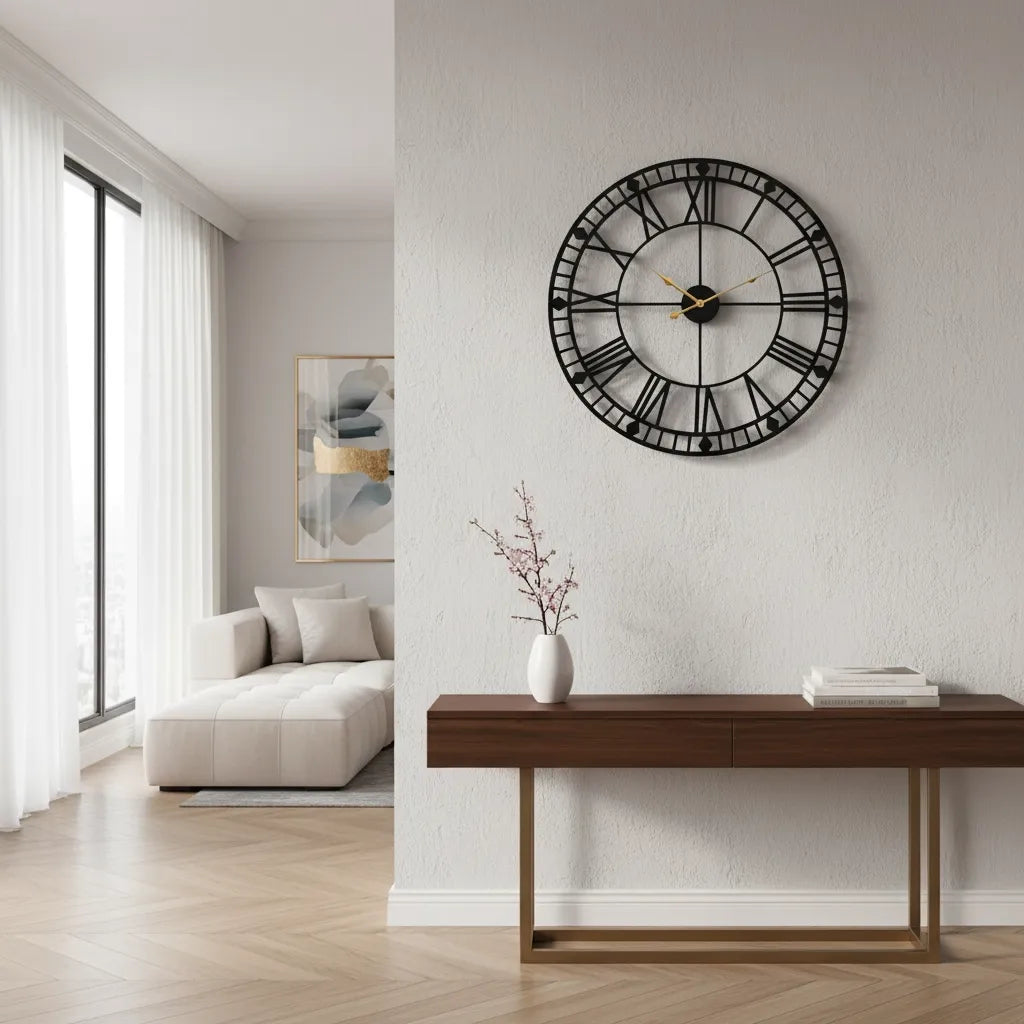 Grande Horloge Murale 80 cm