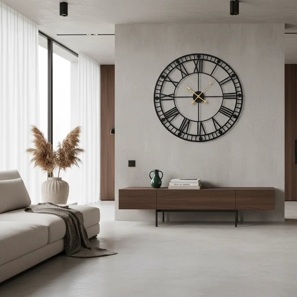 Grande Horloge Murale 80 cm