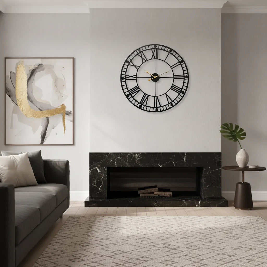 Grande Horloge Murale 80 cm