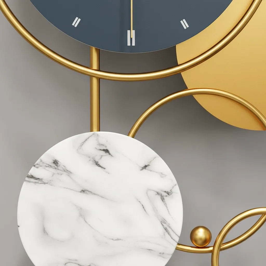 Grande Horloge Décorative Style Contemporain