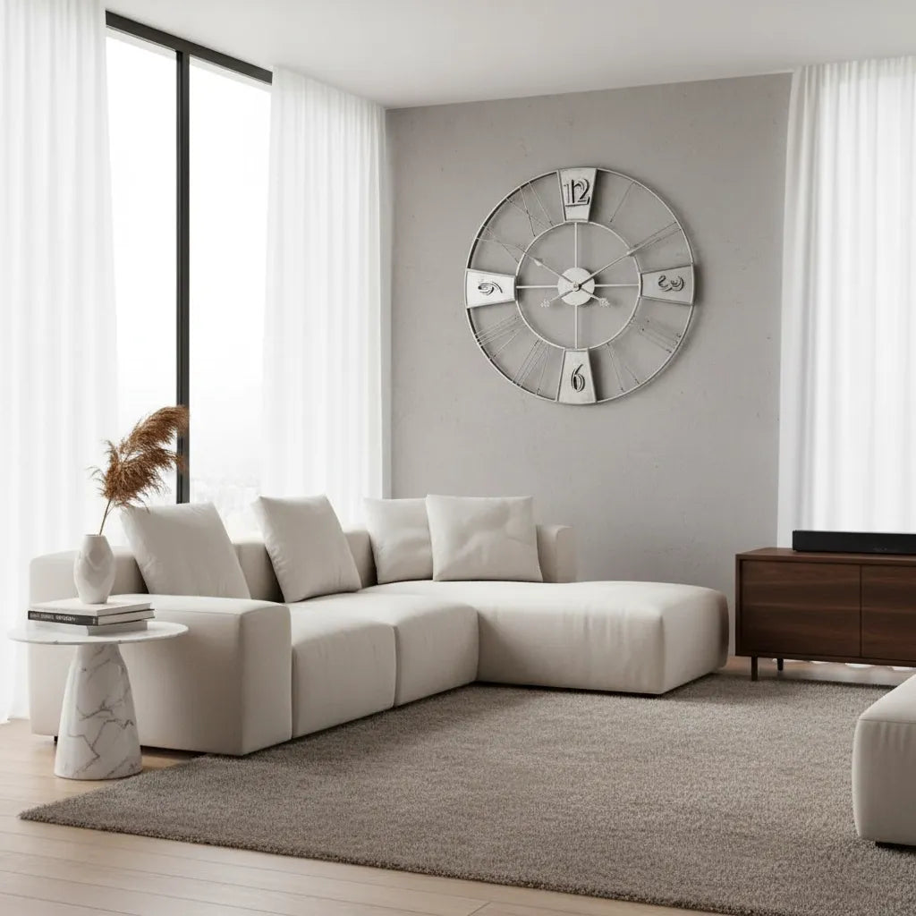 Grande Horloge Murale Style Factory
