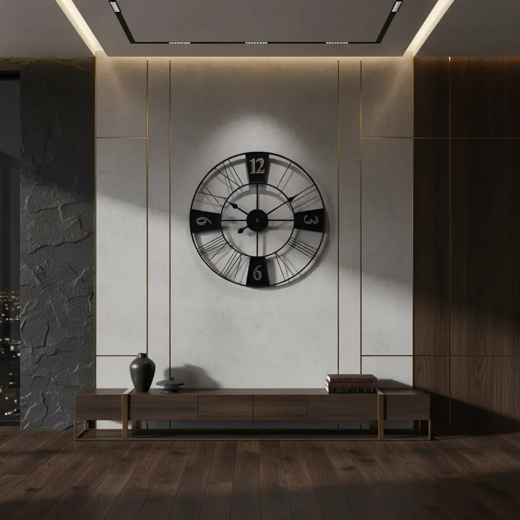 Grande Horloge Murale Style Factory