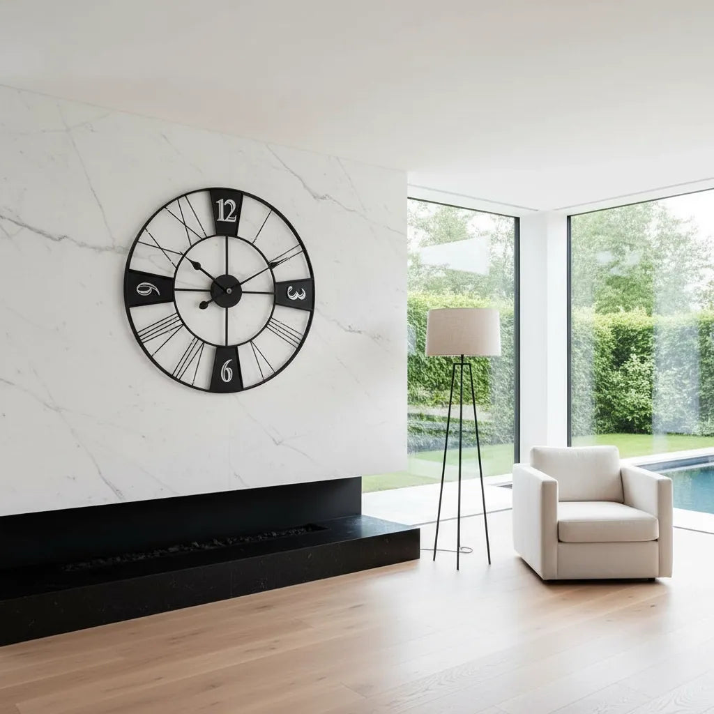 Grande Horloge Murale Style Factory