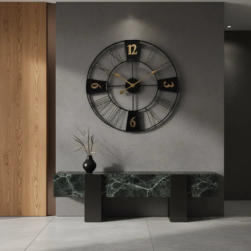 Grande Horloge Murale Style Factory