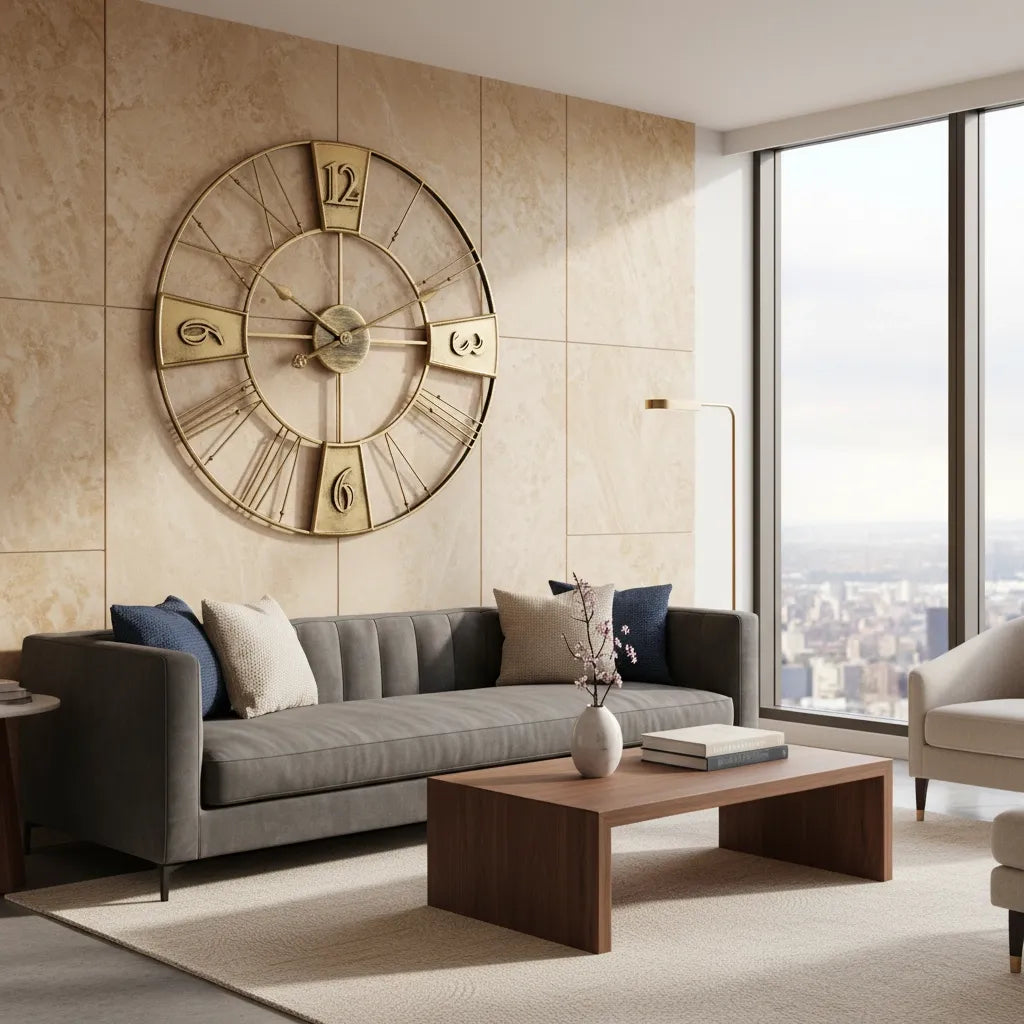 Grande Horloge Murale Style Factory
