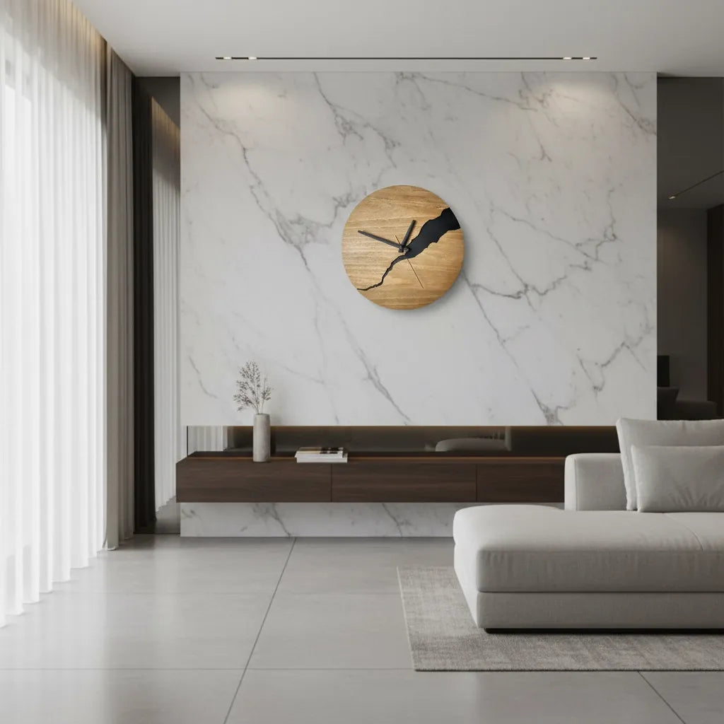 Horloge Bois Design