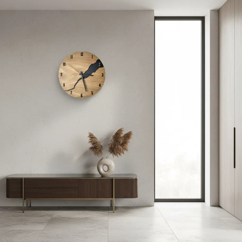 Horloge Bois Design