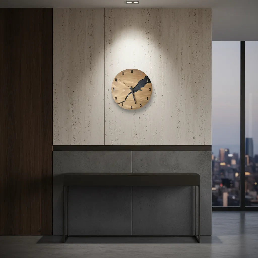 Horloge Bois Design
