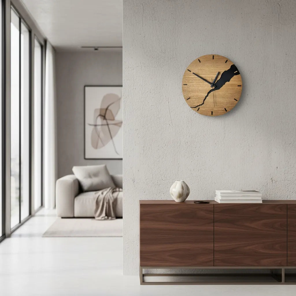 Horloge Bois Design
