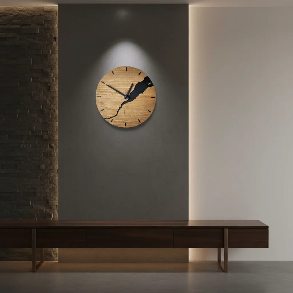 Horloge Bois Design