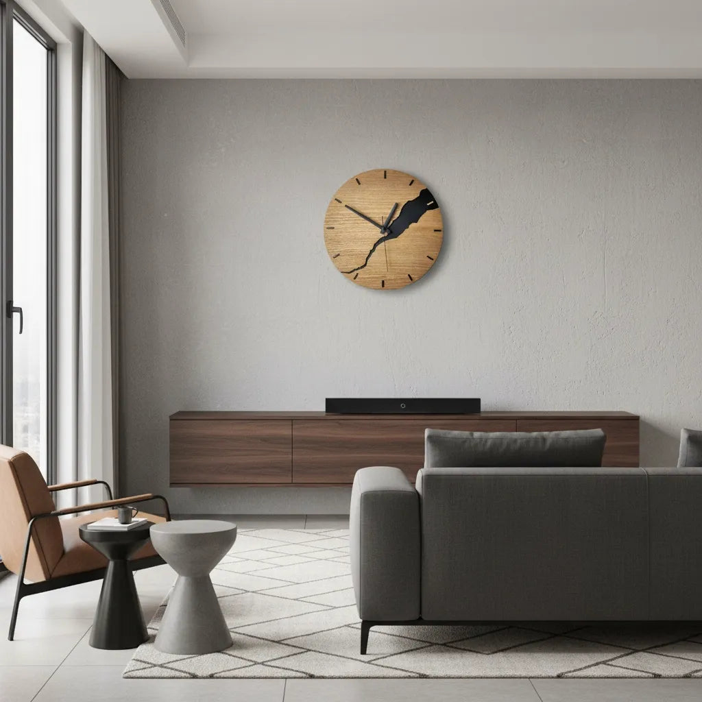 Horloge Bois Design