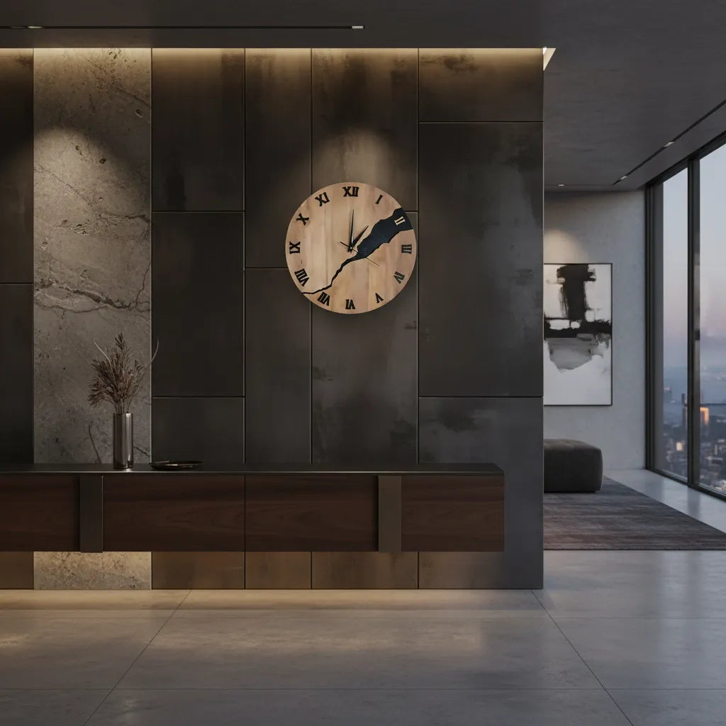Horloge Bois Design