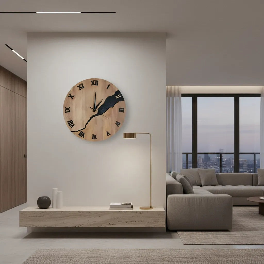 Horloge Bois Design