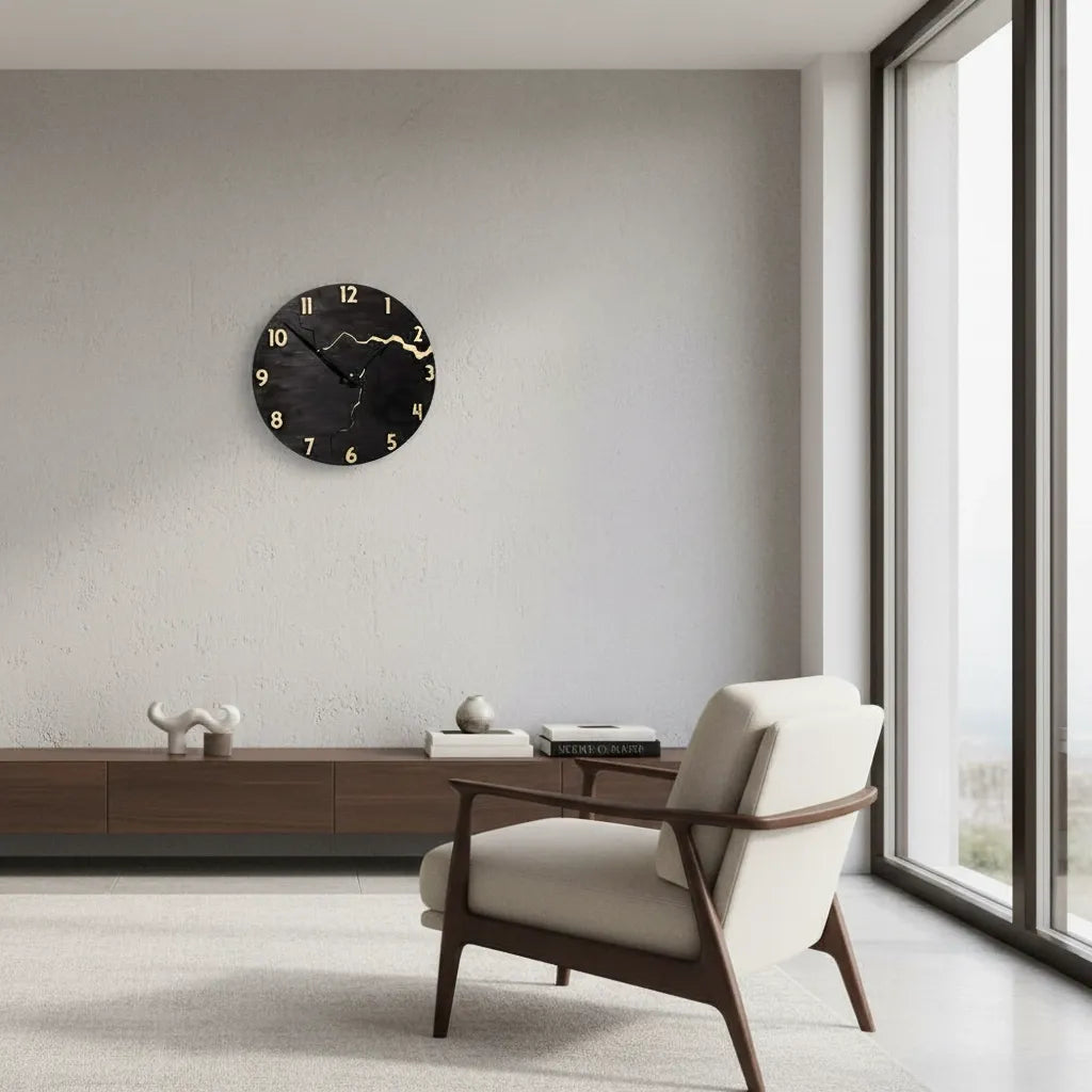 Horloge Bois Design