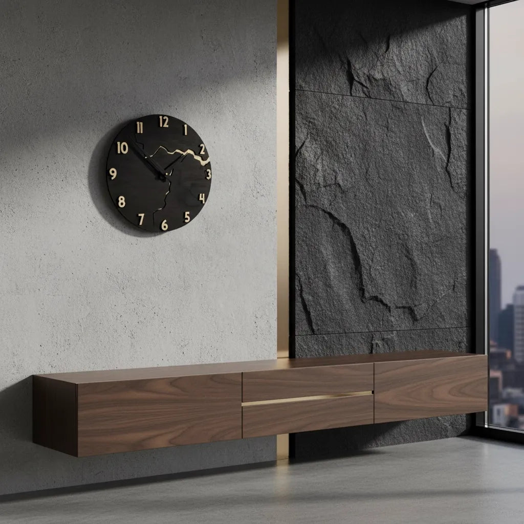 Horloge Bois Design
