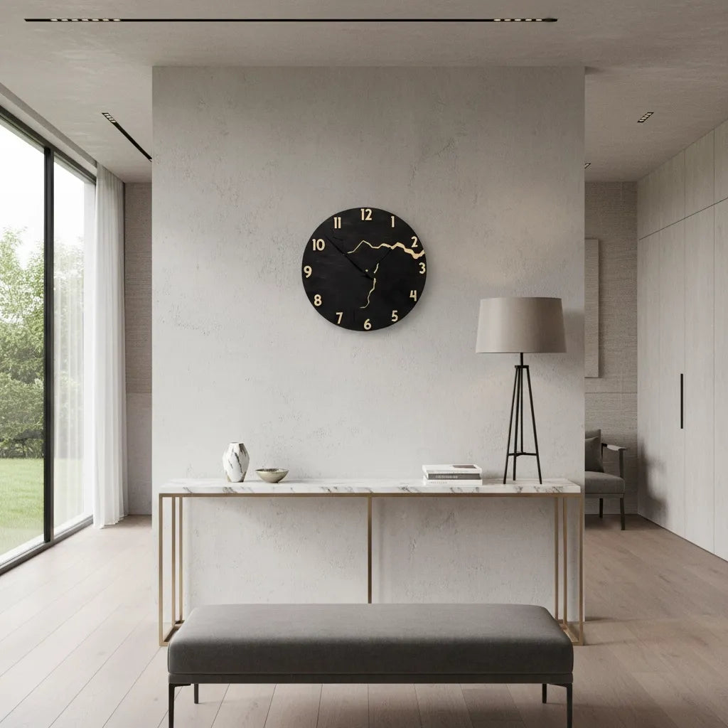 Horloge Bois Design