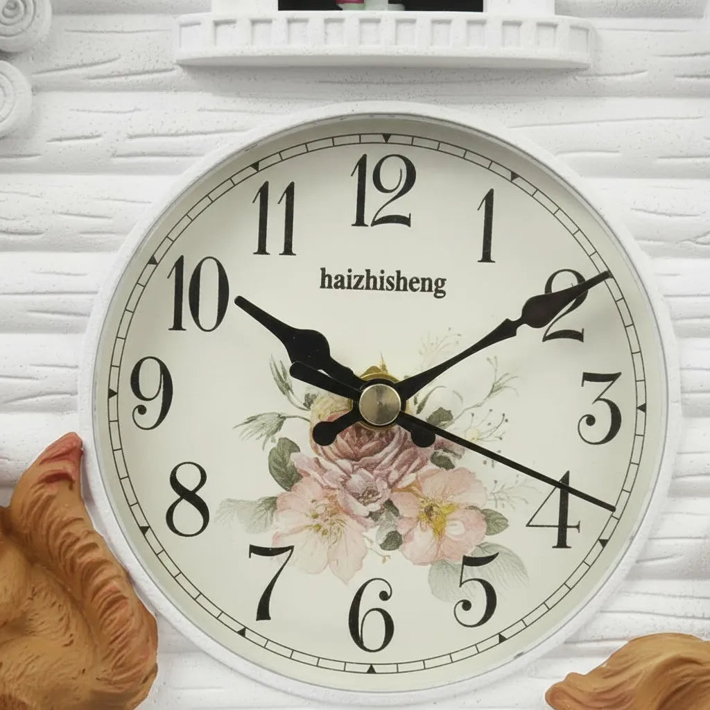 Horloge Coucou Blanche
