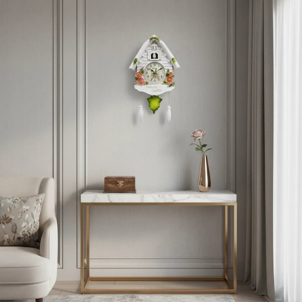Horloge Coucou Blanche