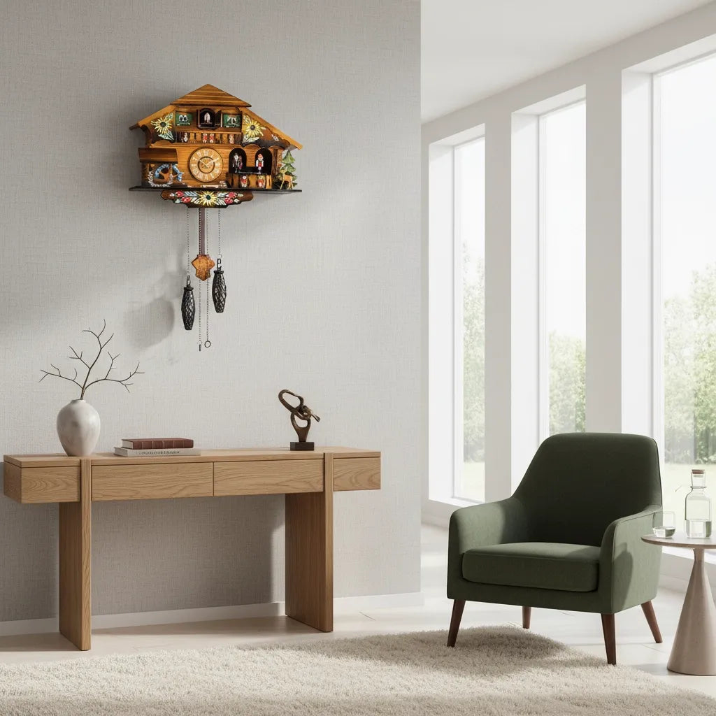 Horloge Coucou Chalet en Bois