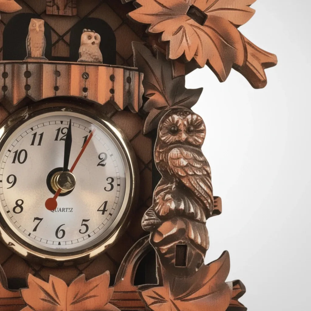 Horloge Coucou Vintage Hibou