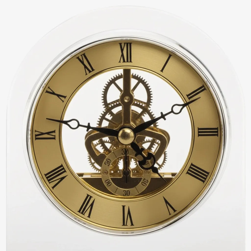 Horloge de Bureau Design Transparente