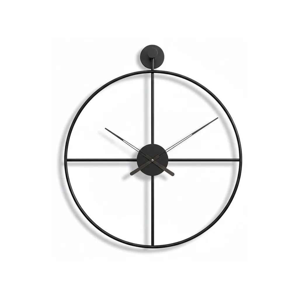 Horloge Design Cercle Croisé