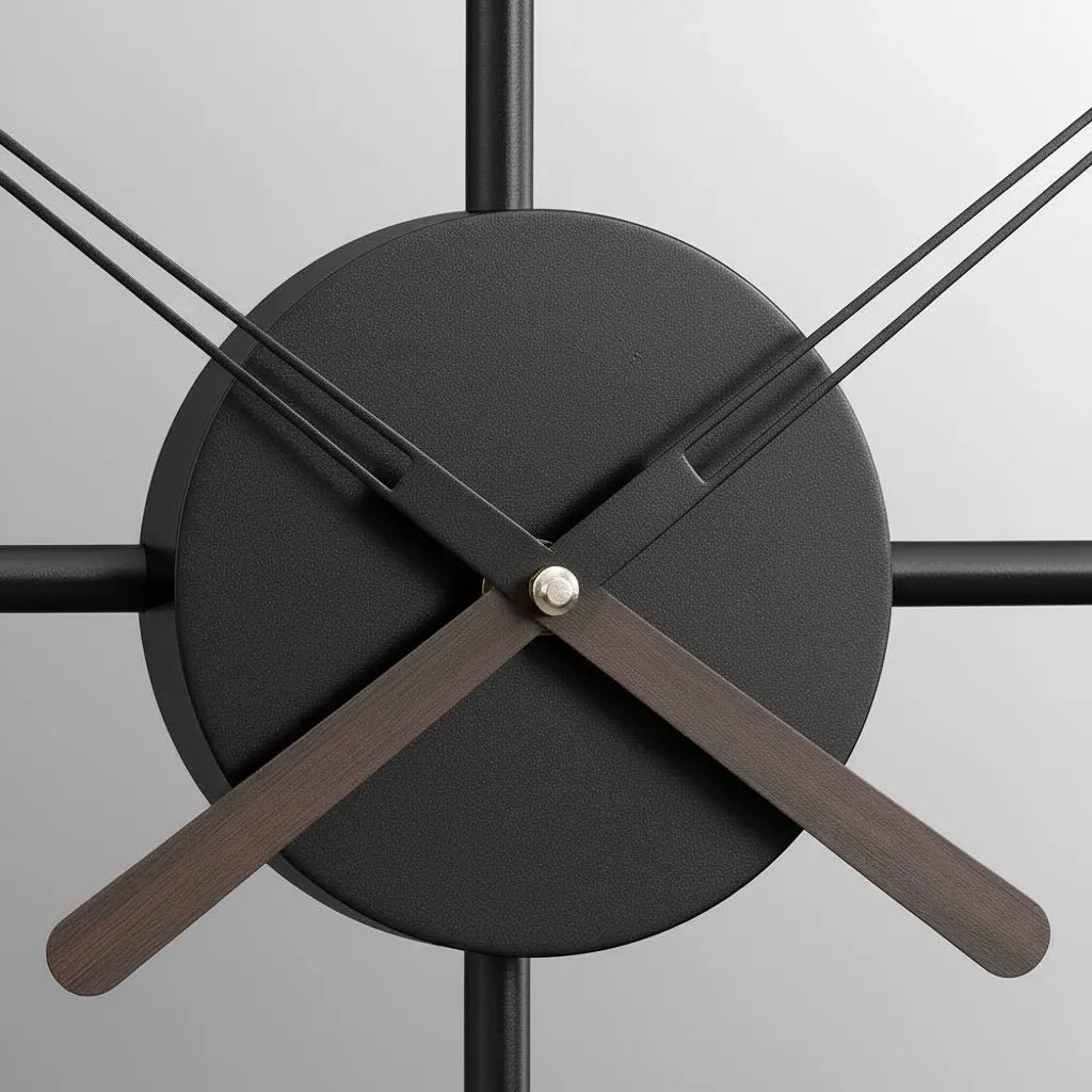 Horloge Design Cercle Croisé