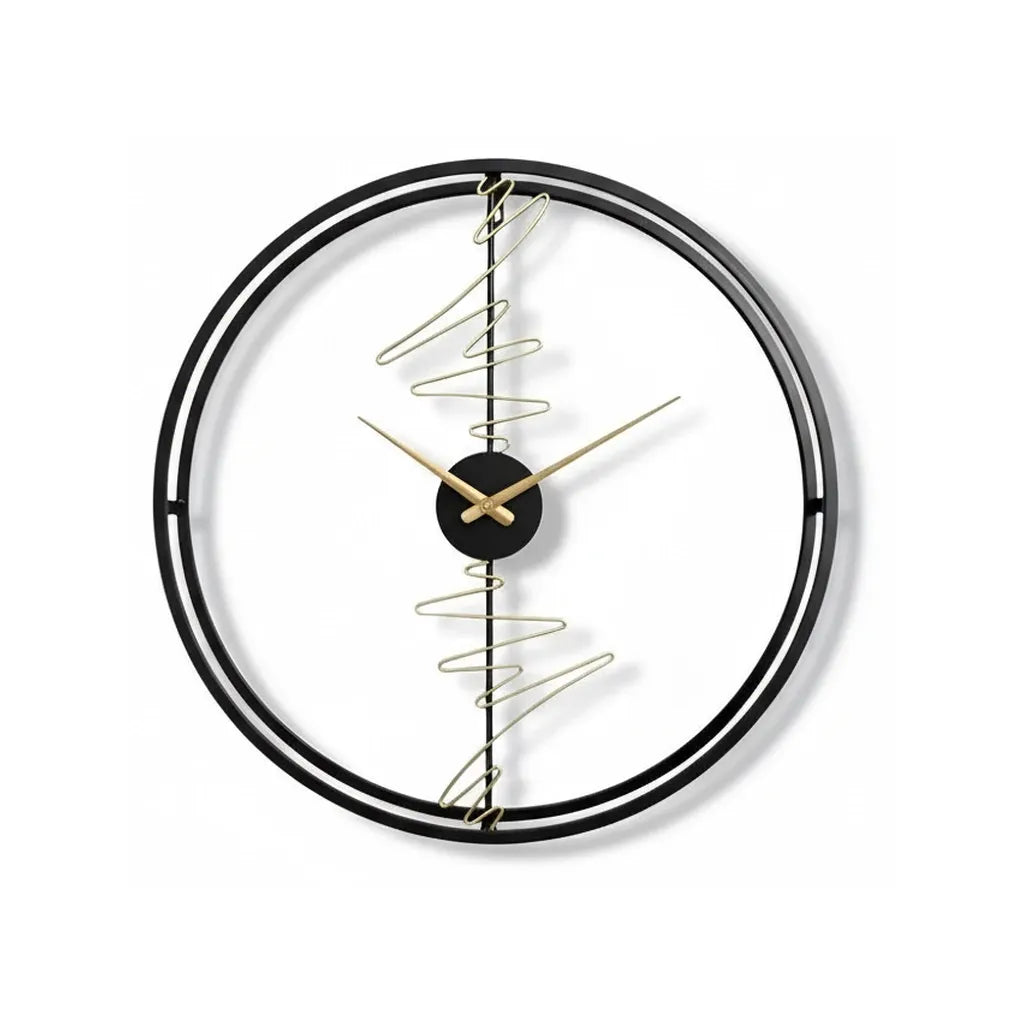 Horloge Design Cercle Détails Abstraits