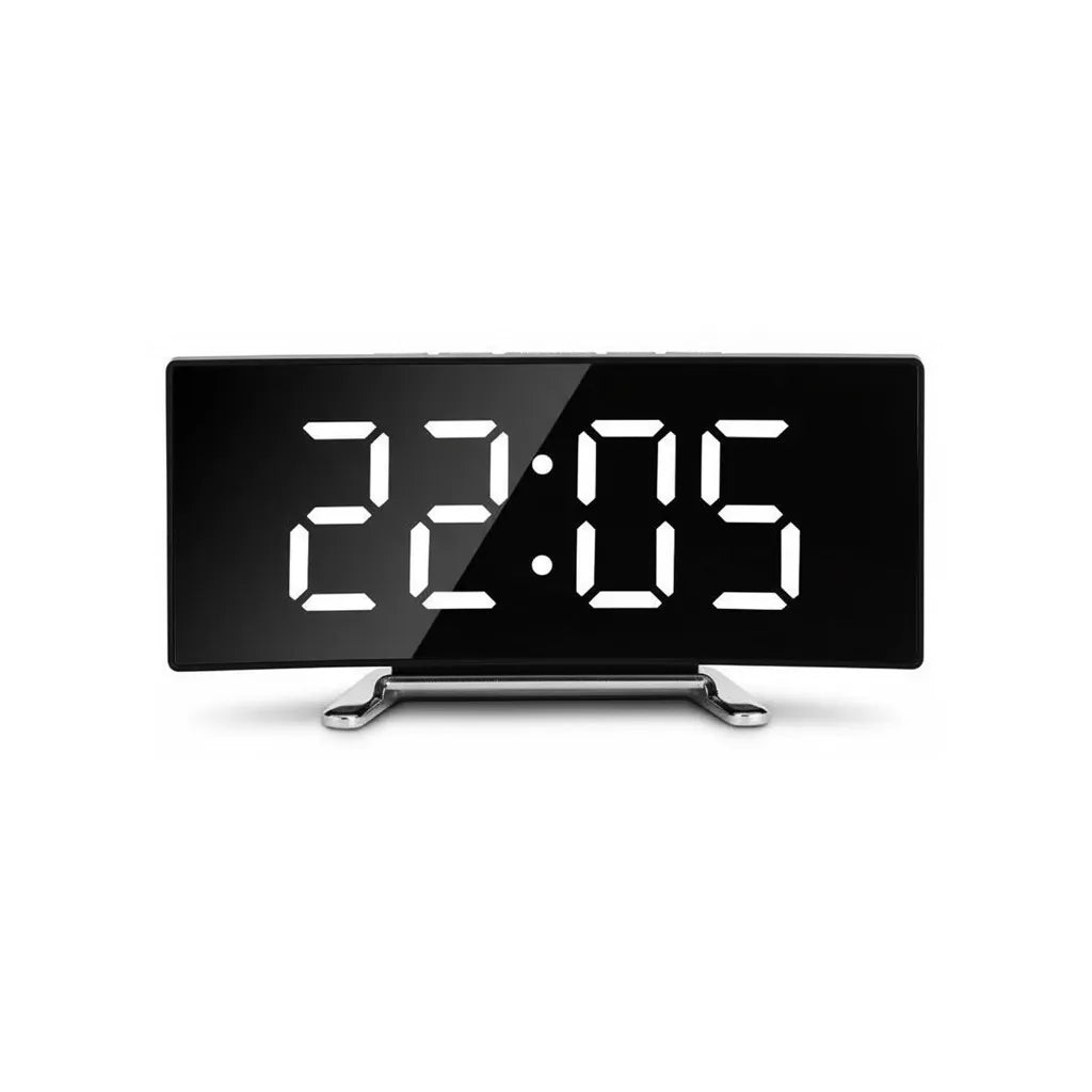 Horloge Digitale LED Courbée