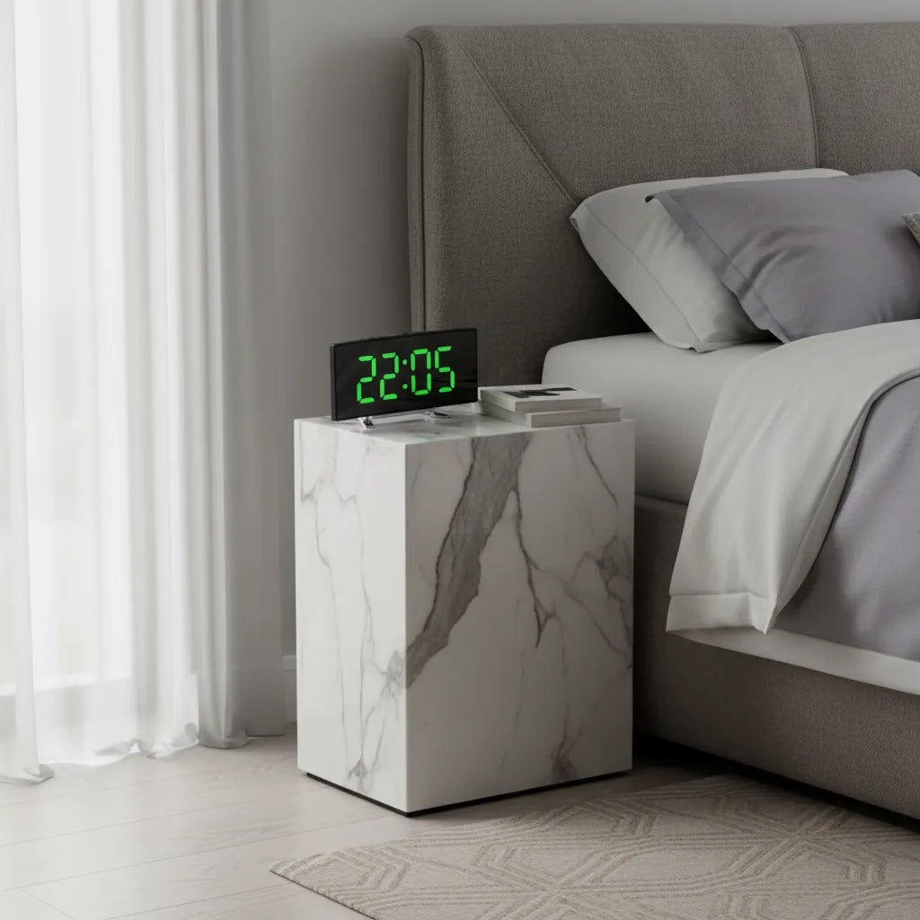 Horloge Digitale LED Courbée