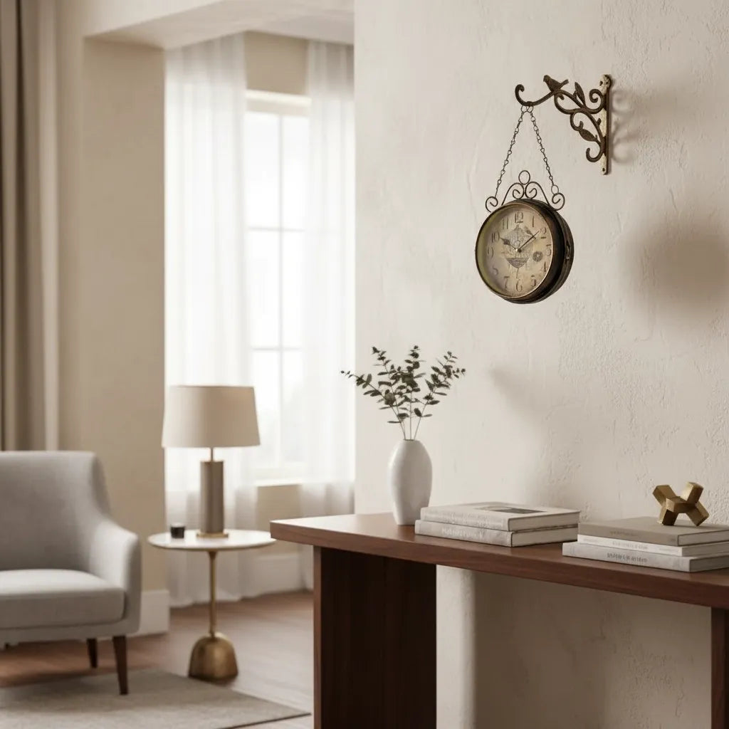 Horloge Double Face Ancienne