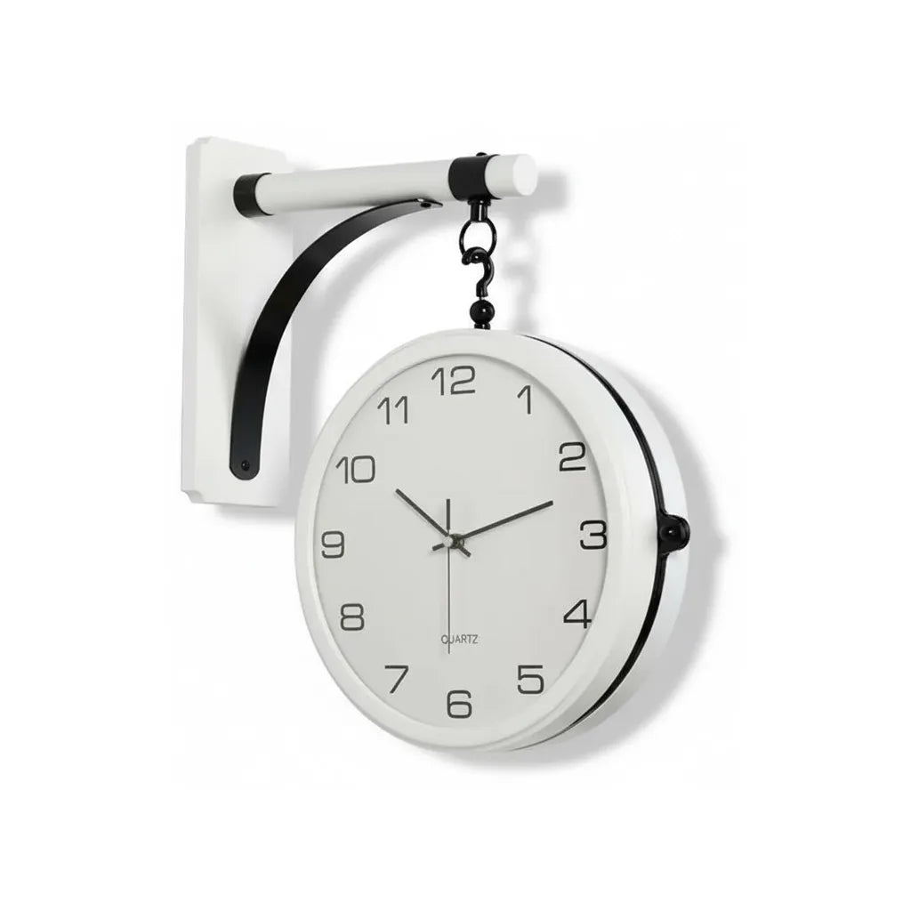 Horloge Double Face Décoration de Salon