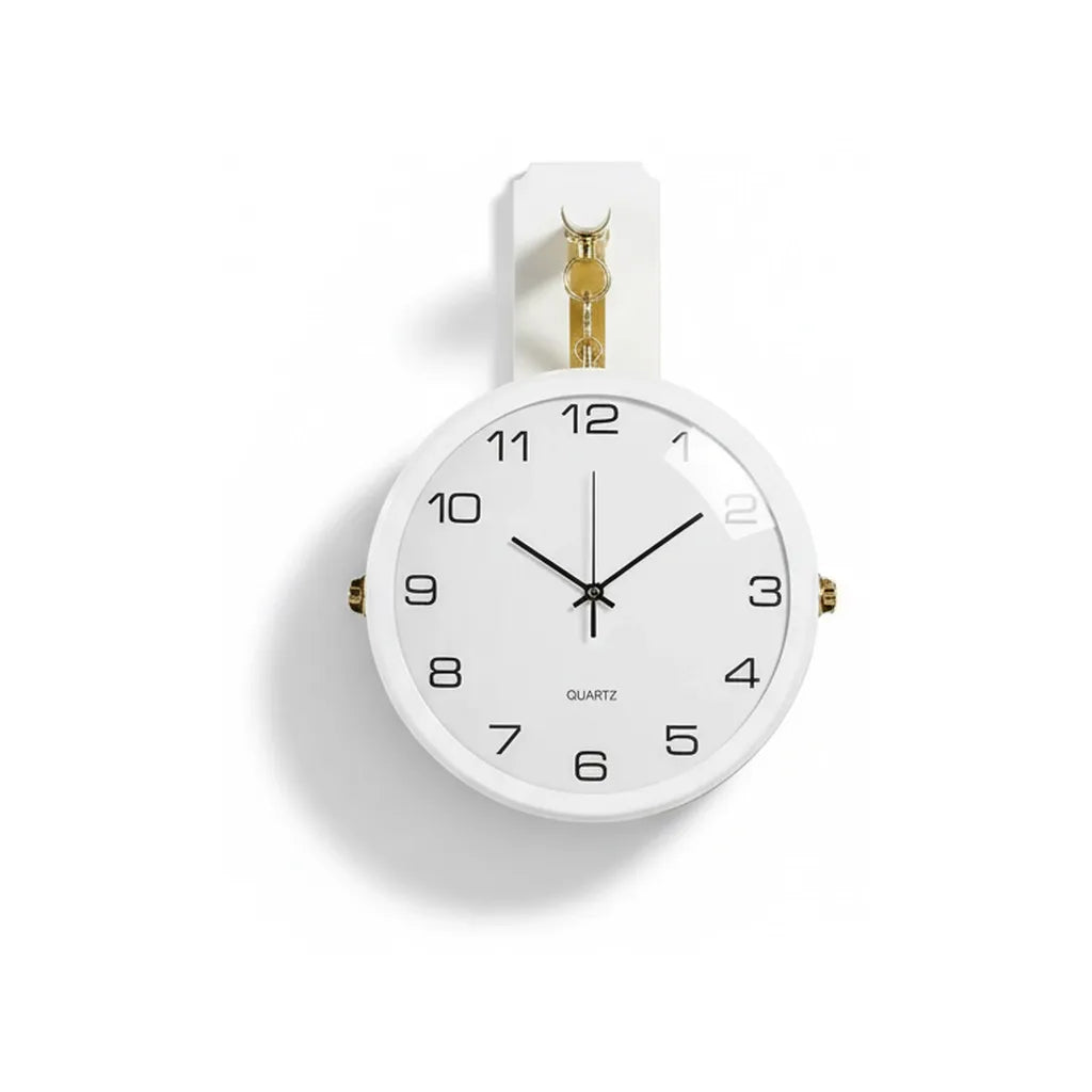 Horloge Double Face Décoration de Salon