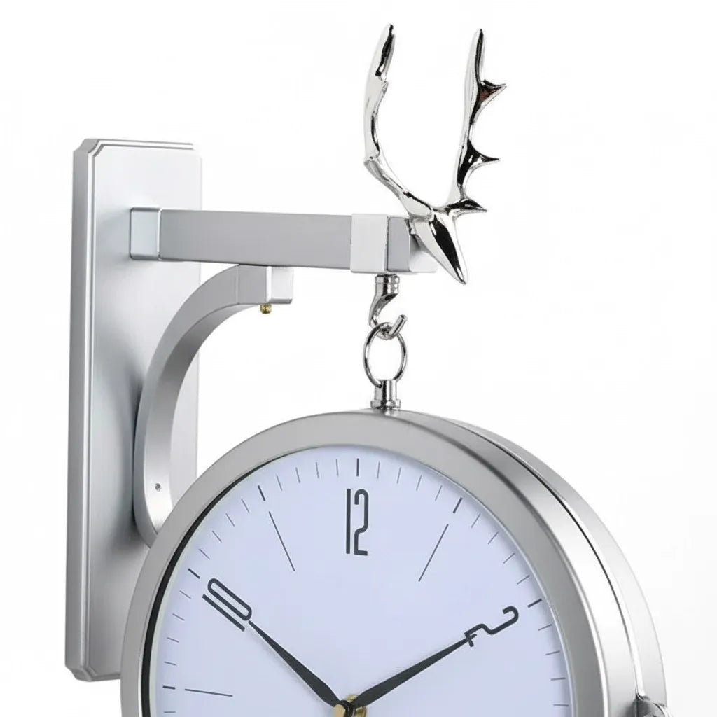 Horloge Double Face Moderne