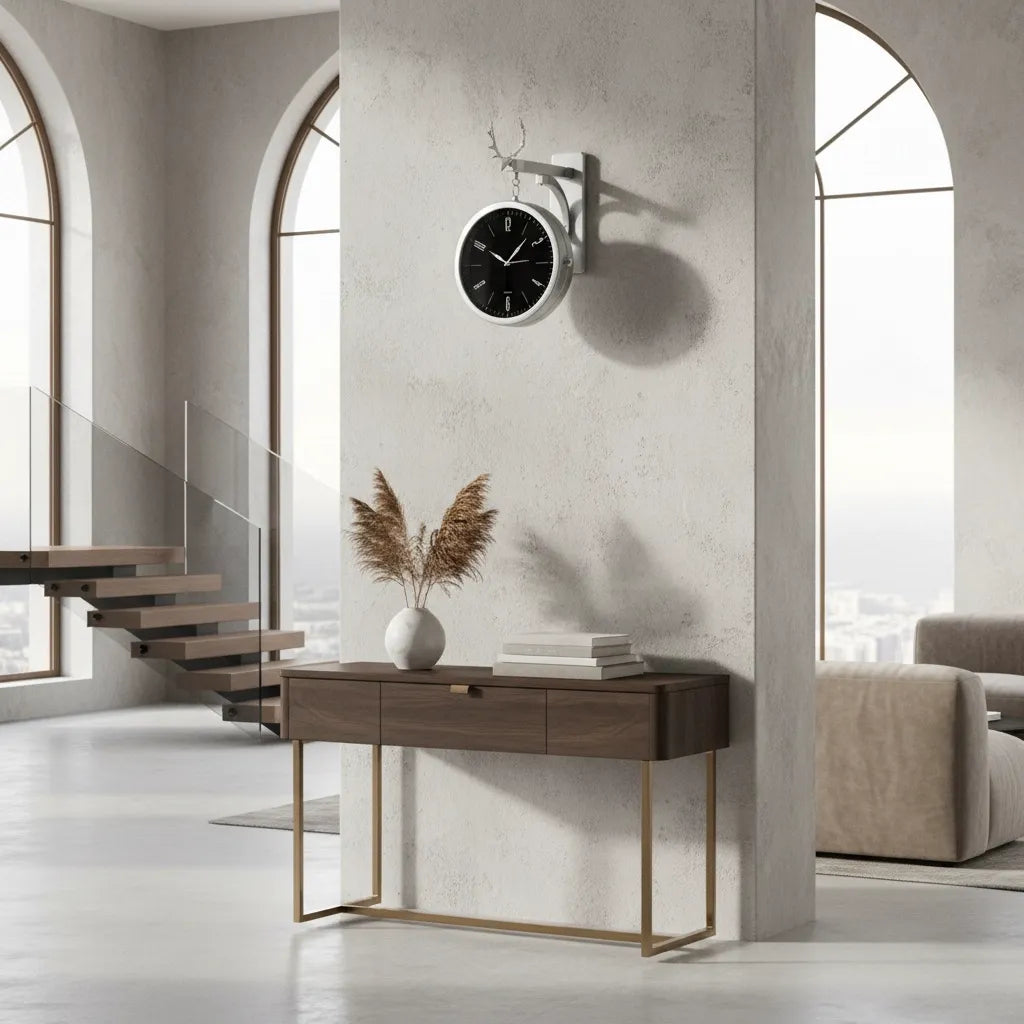 Horloge Double Face Moderne