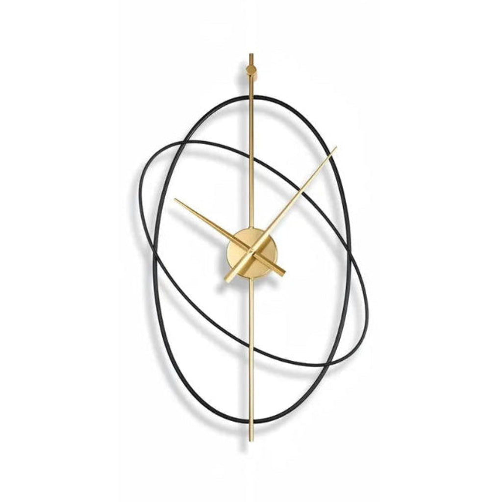 Horloge Murale Anneaux Luxe