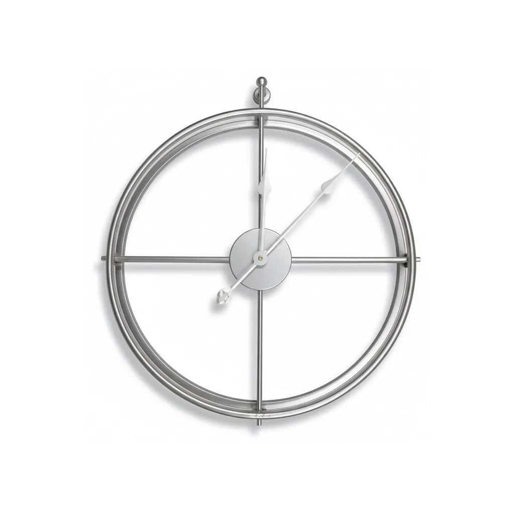 Horloge Murale Anneaux Sphériques