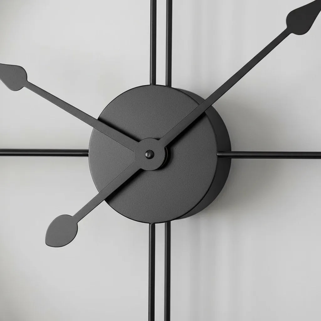 Horloge Murale Anneaux Sphériques