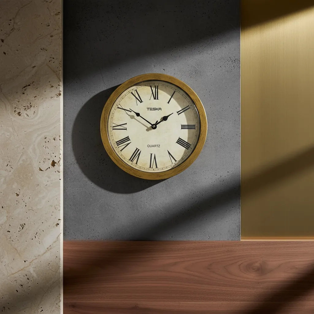 Horloge Murale avec Coffre Secret