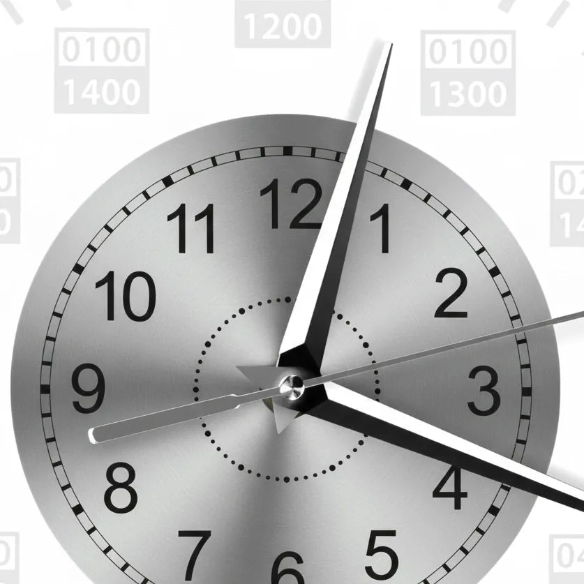 Horloge Murale avec Rétro-éclairage LED