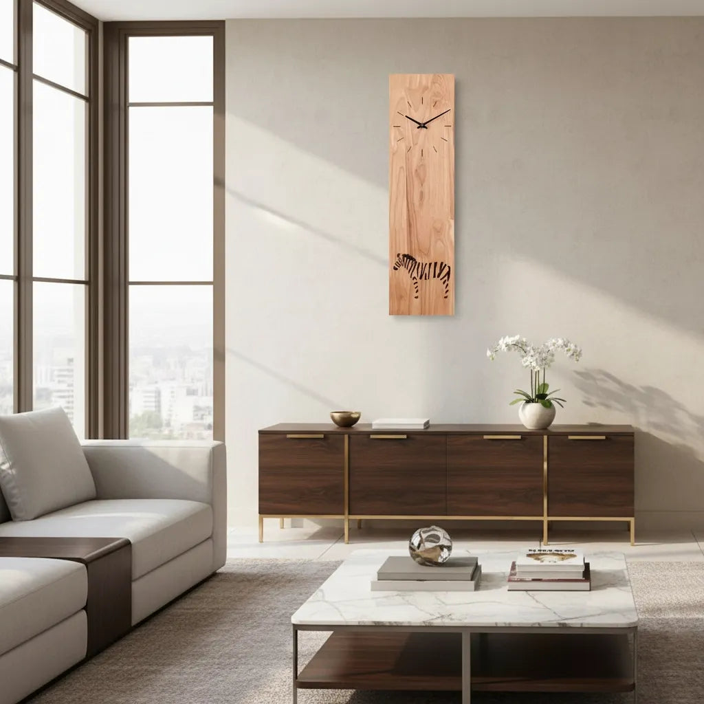 Horloge Murale Bambou