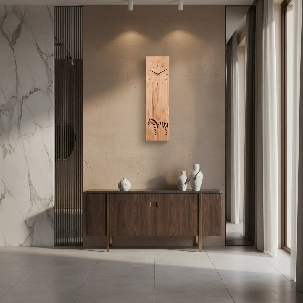 Horloge Murale Bambou