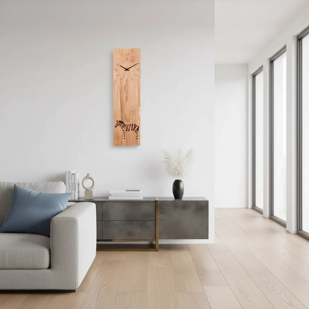 Horloge Murale Bambou