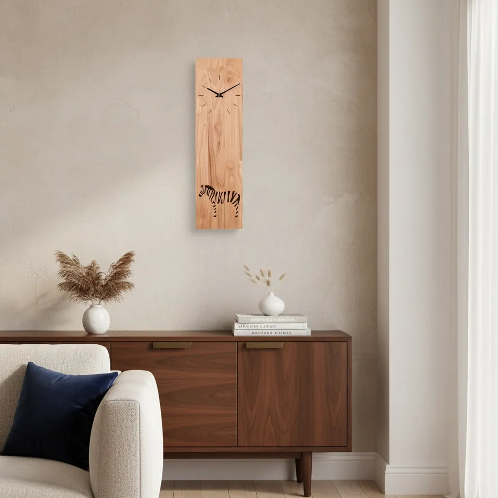Horloge Murale Bambou