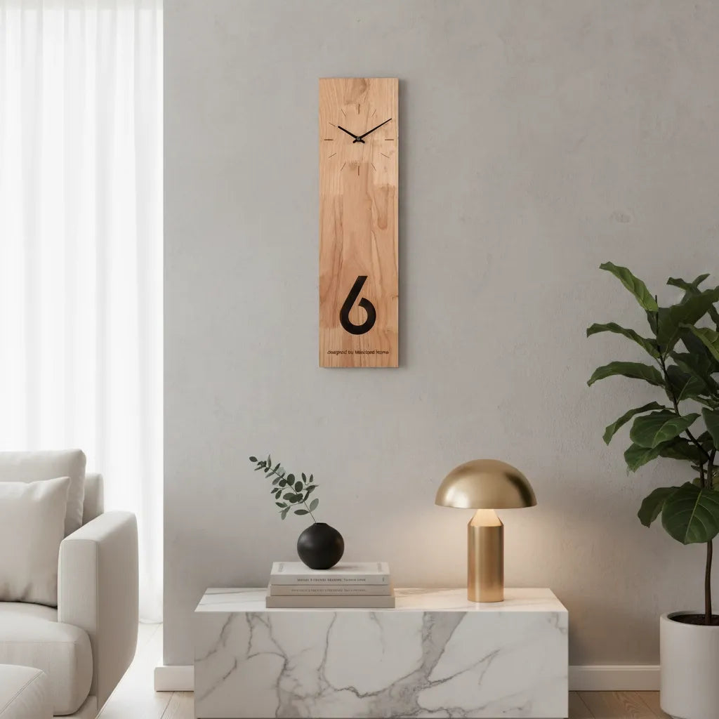 Horloge Murale Bambou