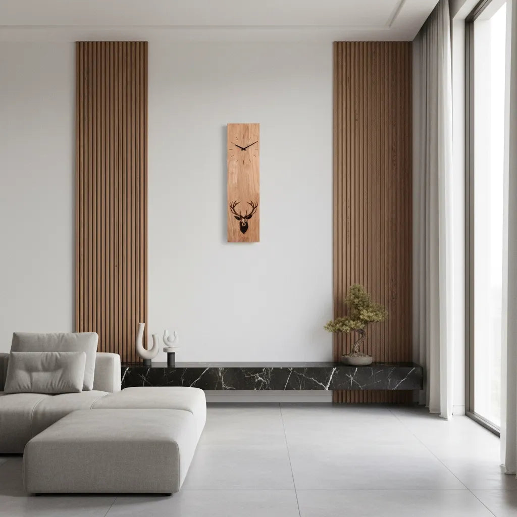 Horloge Murale Bambou
