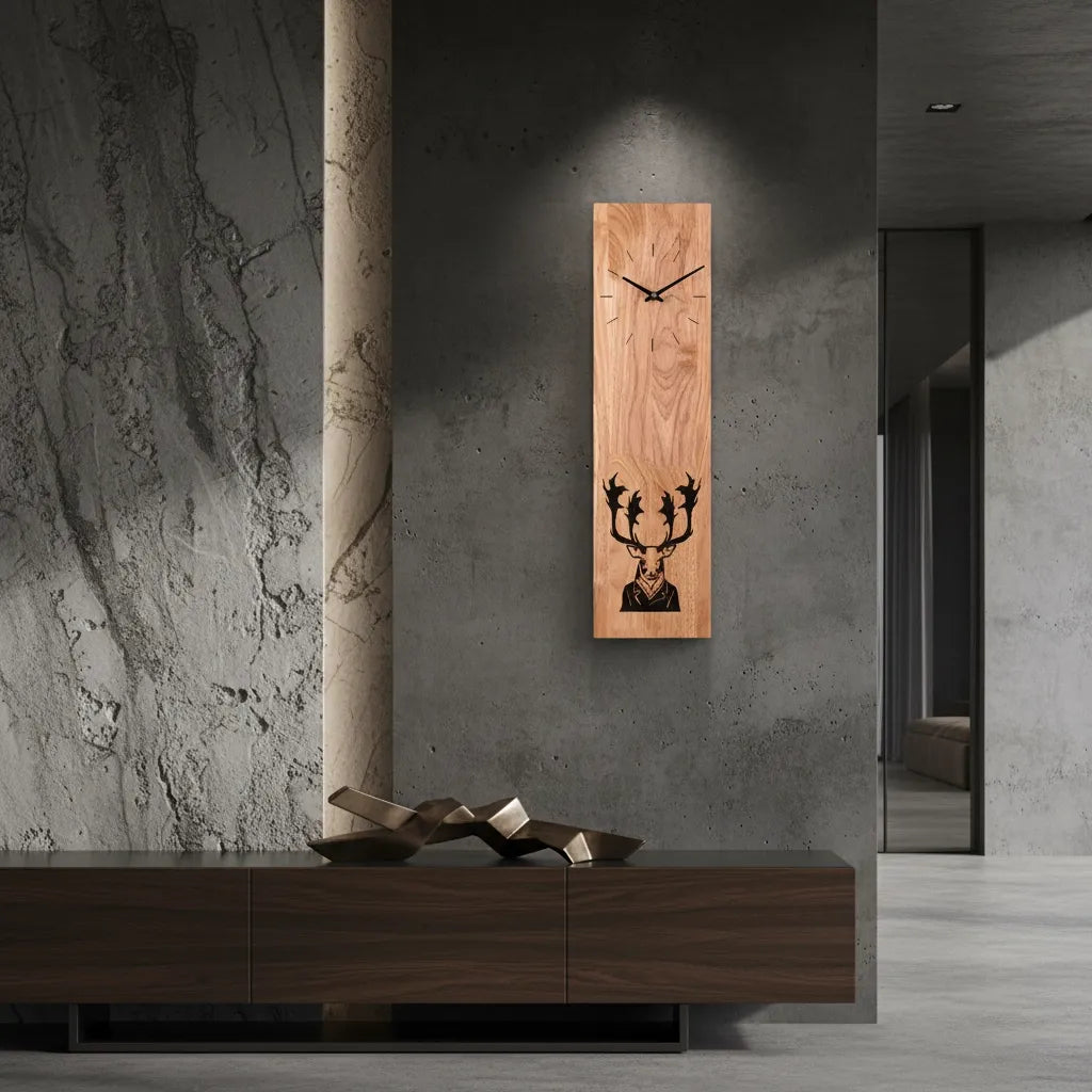 Horloge Murale Bambou